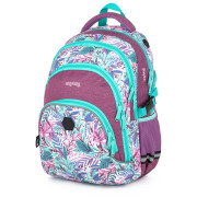 Rucksack Oxybag OXY Scooler lila melange flowers