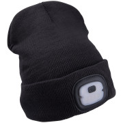 Mütze mit Stirnlampe Extol Light Economy dunkelgrau Black