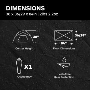 Ultraleichtes Zelt Marmot Tungsten UL 1P