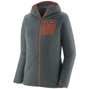 Damen Funktions-Sweatshirt Patagonia R1 Air Full Zip Hoody grün Nouveau Green