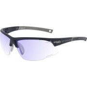 Sportbrille R2 Racer v6 grau/schwarz matný -metalicky tmavě šedý