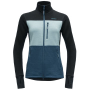 Damen Funktions-Sweatshirt Devold Thermo Wool Jkt Wmn schwarz/blau Flood/Cameo/Ink
