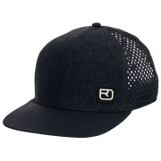 Baseballmütze Ortovox Logo Air Trucker Cap schwarz Black Raven