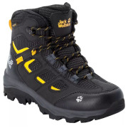 Kinderschuhe Jack Wolfskin Vojo Texapore Mid K schwarz/gelb black / burly yellow
