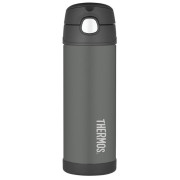 Kinder Thermoflasche Thermos Funtainer 470 ml schwarz Black