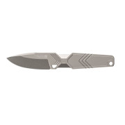 Messer TB OUTDOOR Monobloc Knife Impact 127 Stainless Steel silber