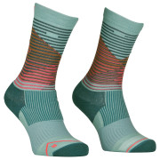 Damensocken Ortovox All Mountain Mid Socks W blau/grün ice waterfall
