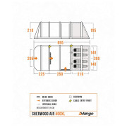 Familienzelt Vango Sherwood Air 400XL Package