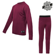Kinder-Funktionsunterwäsche Sensor Merino Active Set lila Lilla