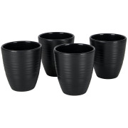 Tassen-Set Bo-Camp Orville - 4ks schwarz Black