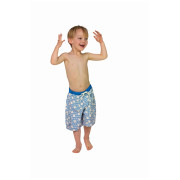 Kinderbadeanzug DucKsday Manta Boardshort Boy blau/weiß Blue/Off White