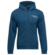 Herren-Sweatshirt Black Diamond M Mini Stacked Fz Hoody blau Indigo (4013)