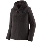 Damen Funktions-Sweatshirt Patagonia W's R2 CrossStrata Hoody schwarz Black