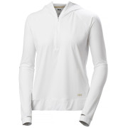 Damen-Sweatshirt Helly Hansen W Shine Solen 1/2 Zip Hoodie weiß 001 WHITE