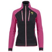 Damen Funktions-Sweatshirt Karpos Alagna Evo W Jacket schwarz/rosa Black/Cabaret