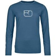 Damen-T-Shirt Ortovox 150 Cool Mtn Silhouette Ls Women's blau Sea Surface