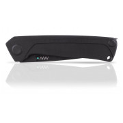 Klappmesser Acta non verba Z200 DLC/Plain Edge, G10/Lock Black