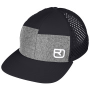 Baseballmütze Ortovox Logo Air Trucker Cap schwarz/grau Black Raven