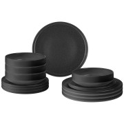 Geschirrset Brunner Midday Odette schwarz Double Black