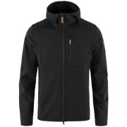 Herren-Sweatshirt Fjällräven Keb Fleece Hoodie schwarz Black