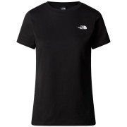 Damen-T-Shirt The North Face W S/S Simple Dome Slim Tee schwarz Tnf Black
