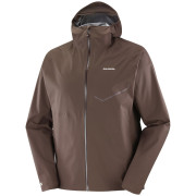 Herrenjacke Salomon Bonatti Waterproof Jacket M braun Coffee Bean