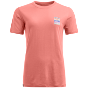 Damen-Funktionsshirt Ortovox 140 Cool Mtn Gradient Ts rosa Blossom