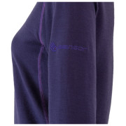 Damen-Sweatshirt Sensor Merino Upper kurzer Reißverschluss