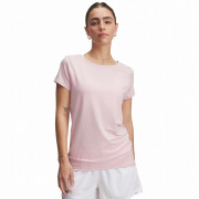 Damen-T-Shirt Under Armour Tech Mesh SS rosa Prime Pink / / White