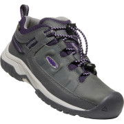 Kinderschuhe Keen Targhee Low Wp Youth hellgrau magnet/tillandsia purple