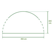 Seitenwand Coleman FastPitch Shelter Sun D XL