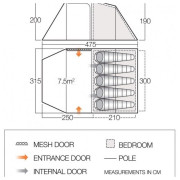 Familienzelt Vango Beta 550XL 2023