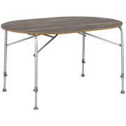 Campingtisch Bo-Camp Feather Oval braun Wood look