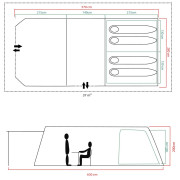 Familienzelt Coleman Fastpitch Victoria Falls 4