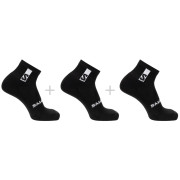 Socken Salomon Everyday Ankle 3-Pack schwarz BLACK / BLACK / BLACK