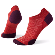 Socken Smartwool Run Zero Cushion Low Ankle rot pomegranate