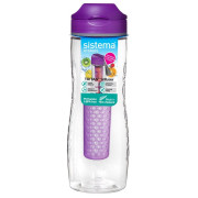 Flasche Sistema Tritan Infuser Bottle 800ml lila Purple