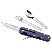 Multifunktionsmesser TB OUTDOOR Bivouac French Navy Camp Knife blau