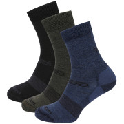 Herrensocken Warg Merino Hike M 3-pack mix1 mix 1 (black/green/blue)
