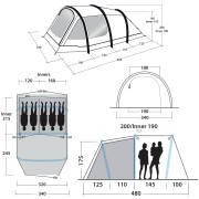Aufblaszelt Outwell Starhill 5A