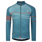 Herren Radtrikot Dare 2b AEP Revolving L/S blau MedGrnWvePrt (R6X)