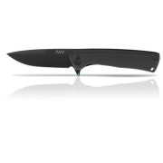 Messer Acta non verba Z100 DLC/Plain Edge, G10, Lock schwarz Black/Black