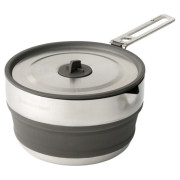 Faltbarer Kochtopf Sea to Summit Detour Stainless Steel Collapsible Pouring Pot 1.8L silber