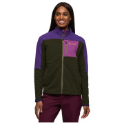 Damen-Sweatshirt Cotopaxi Abrazo Fleece Full-Zip Jacket lila/grün Black Violet and Woods