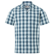 Herrenhemd Marmot Muir Camp Novelty SS 2023 blau/weiß Blue/Dusty Teal