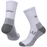 Socken Zulu Bambus Trek W weiß/grau white