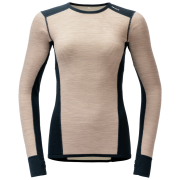 Damen-Funktionsshirt Devold Reverso Merino Shirt Wmn schwarz/beige Stone