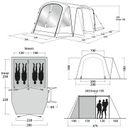 Familienzelt Outwell Nevada 4PE