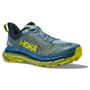 Herren Laufschuhe Hoka Mafate Speed 4 blau Stone Blue / Dark Citron
