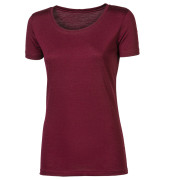 Damen-Funktionsshirt Progress Originila Merino lila švestkový melír